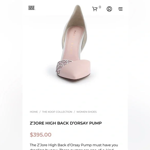 Women’s Pump Haany Bano Designer Luxury Italian Leather *FREE Kate Spade wallet - Picture 3 of 7